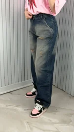 شلوار بالونی سنگشور زاپدار