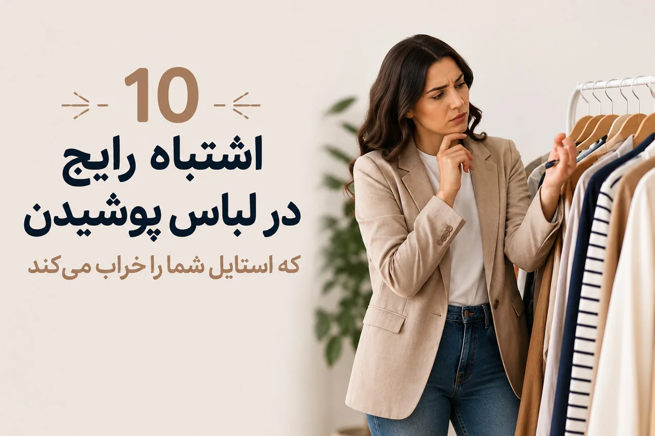 ۱۰ اشتباه رایج در لباس پوشیدن